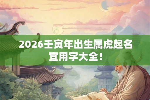 2026壬寅年出生属虎起名宜用字大全！