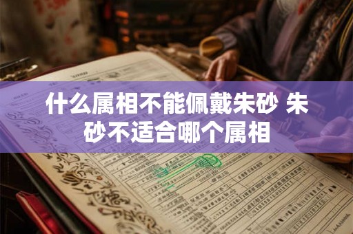 什么属相不能佩戴朱砂 朱砂不适合哪个属相