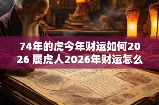 74年的虎今年财运如何2026 属虎人2026年财运怎么样