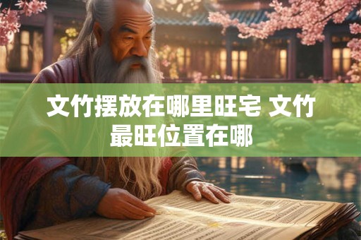文竹摆放在哪里旺宅 文竹最旺位置在哪
