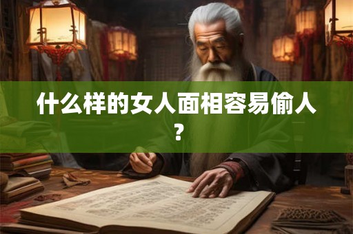 什么样的女人面相容易偷人？