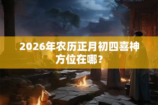 2026年农历正月初四喜神方位在哪？