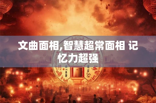 文曲面相,智慧超常面相 记忆力超强 文曲面相,智慧超常面相 记忆力超强