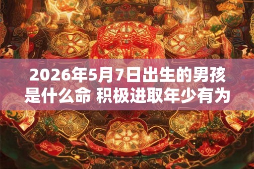 2026年5月7日出生的男孩是什么命 积极进取年少有为