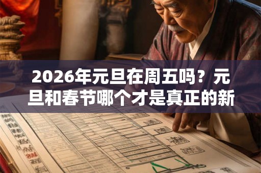 2026年元旦在周五吗？元旦和春节哪个才是真正的新年？