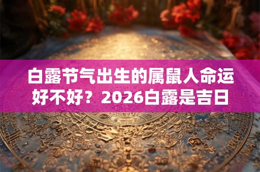 白露节气出生的属鼠人命运好不好?2026白露是吉日吗? 白露节气出生的属鼠人命运好不好?2026白露是吉日吗?