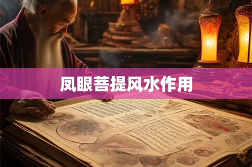 凤眼菩提风水作用