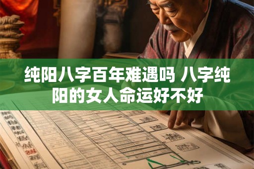 纯阳八字百年难遇吗 八字纯阳的女人命运好不好