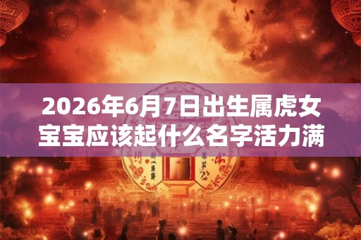 2026年6月7日出生属虎女宝宝应该起什么名字活力满满