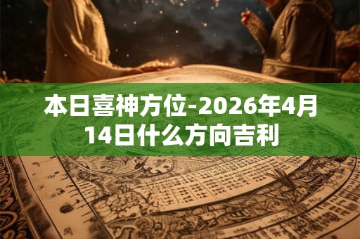 本日喜神方位-2026年4月14日什么方向吉利