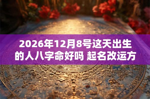 2026年12月8号这天出生的人八字命好吗 起名改运方法分享