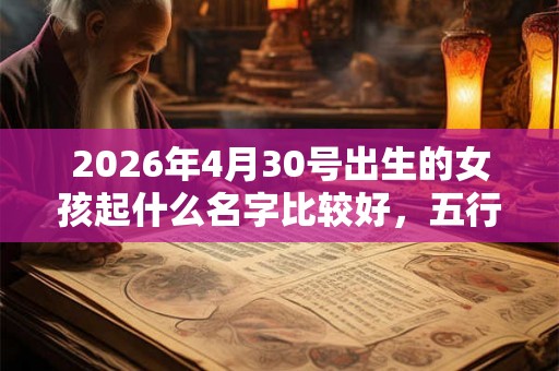 2026年4月30号出生的女孩起什么名字比较好，五行属什么