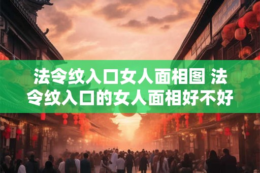 法令纹入口女人面相图 法令纹入口的女人面相好不好 法令纹入口女人面相图 法令纹入口的女人面相好不好