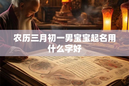 农历三月初一男宝宝起名用什么字好