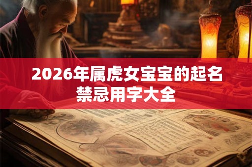 2026年属虎女宝宝的起名禁忌用字大全