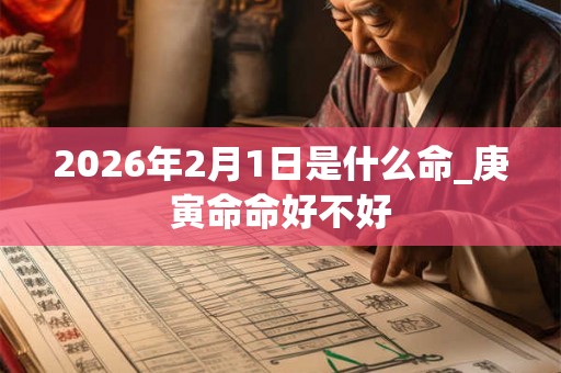2026年2月1日是什么命_庚寅命命好不好