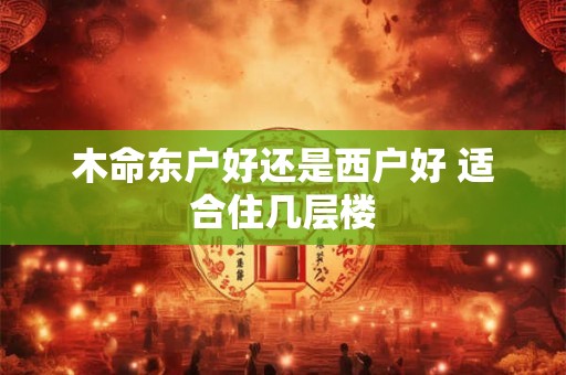 木命东户好还是西户好 适合住几层楼