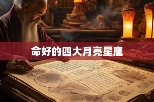 命好的四大月亮星座