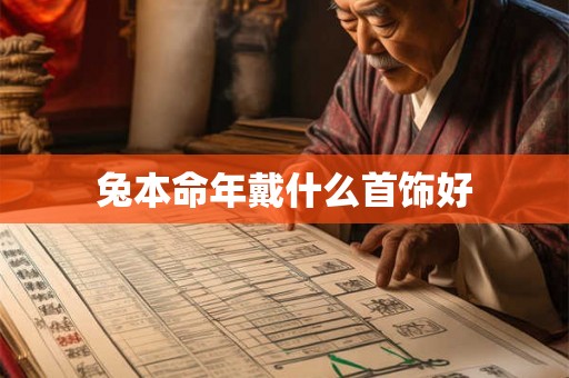 兔本命年戴什么首饰好