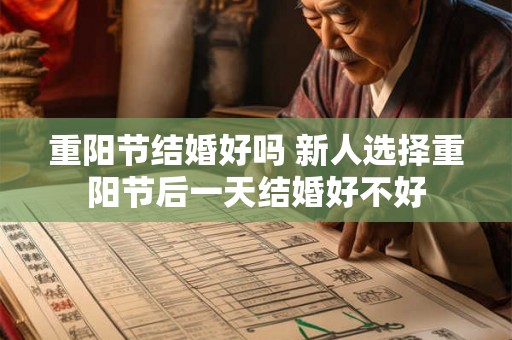 重阳节结婚好吗 新人选择重阳节后一天结婚好不好 重阳节结婚好吗 新人选择重阳节后一天结婚好不好