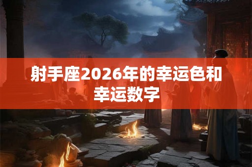 射手座2026年的幸运色和幸运数字