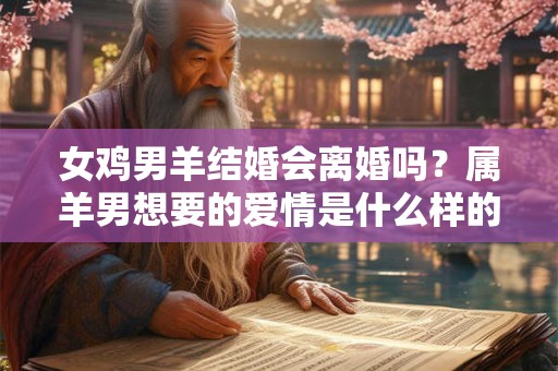 女鸡男羊结婚会离婚吗？属羊男想要的爱情是什么样的？
