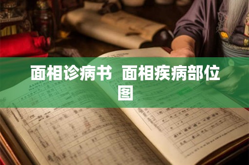 面相诊病书 面相疾病部位图 面相诊病书 面相疾病部位图