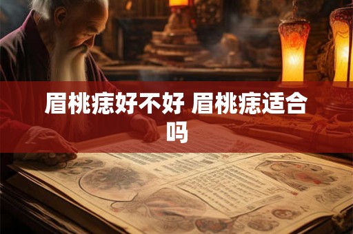 眉桃痣好不好 眉桃痣适合吗 眉桃痣好不好 眉桃痣适合吗