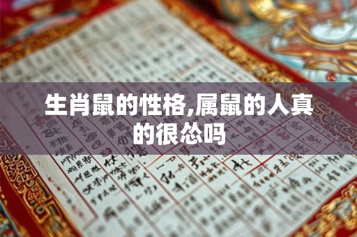 生肖鼠的性格,属鼠的人真的很怂吗 生肖鼠的性格,属鼠的人真的很怂吗