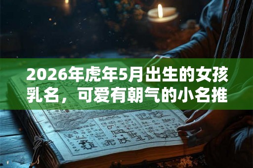 2026年虎年5月出生的女孩乳名，可爱有朝气的小名推荐！