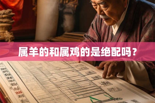 属羊的和属鸡的是绝配吗？
