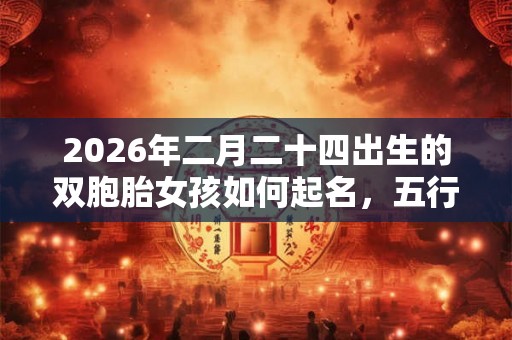 2026年二月二十四出生的双胞胎女孩如何起名，五行属什么