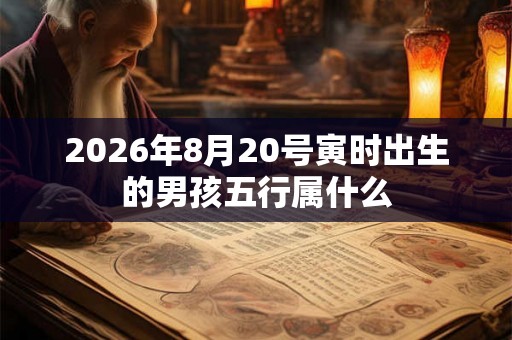 2026年8月20号寅时出生的男孩五行属什么 2026年8月20号寅时出生的男孩五行属什么