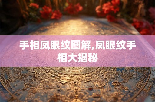 手相凤眼纹图解,凤眼纹手相大揭秘 手相凤眼纹图解,凤眼纹手相大揭秘