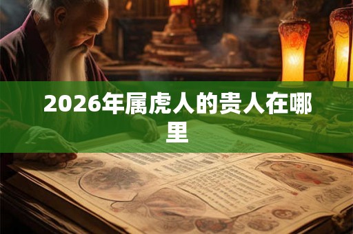 2026年属虎人的贵人在哪里