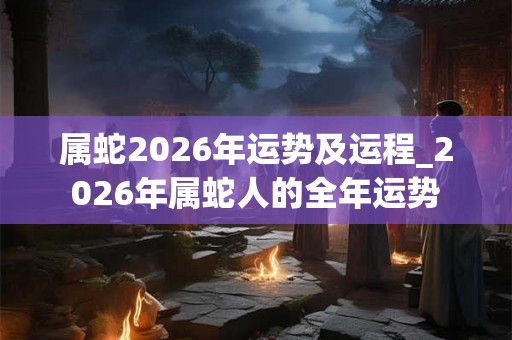 属蛇2026年运势及运程_2026年属蛇人的全年运势