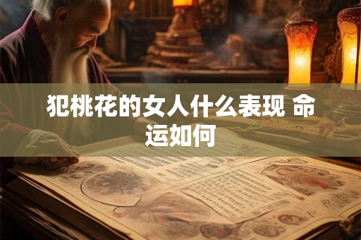 犯桃花的女人什么表现 命运如何