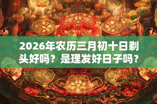 2026年农历三月初十日剃头好吗？是理发好日子吗？