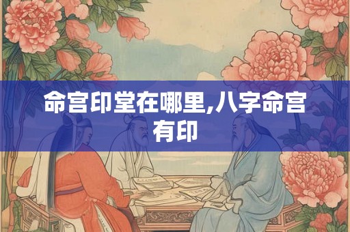 命宫印堂在哪里,八字命宫有印 命宫印堂在哪里,八字命宫有印