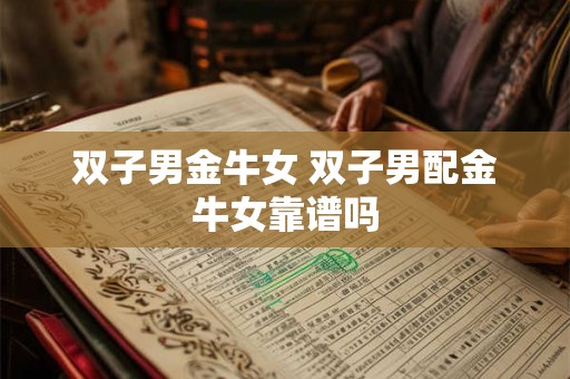 双子男金牛女 双子男配金牛女靠谱吗