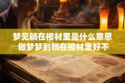 梦见躺在棺材里是什么意思 做梦梦到躺在棺材里好不好