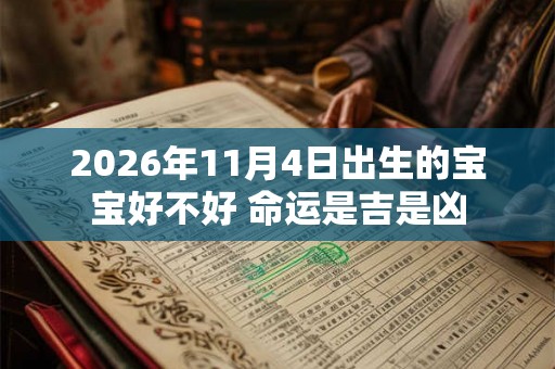 2026年11月4日出生的宝宝好不好 命运是吉是凶