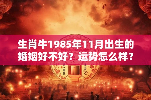 生肖牛1985年11月出生的婚姻好不好？运势怎么样？