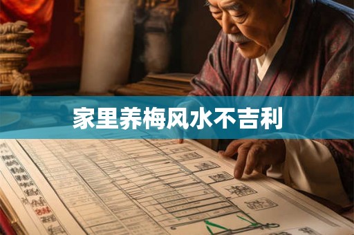 家里养梅风水不吉利