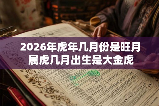 2026年虎年几月份是旺月 属虎几月出生是大金虎