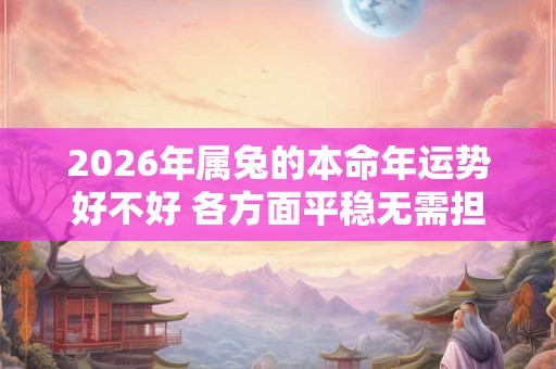 2026年属兔的本命年运势好不好 各方面平稳无需担心