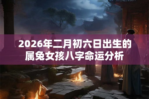 2026年二月初六日出生的属兔女孩八字命运分析 2026年二月初六日出生的属兔女孩八字命运分析