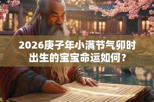 2026庚子年小满节气卯时出生的宝宝命运如何？
