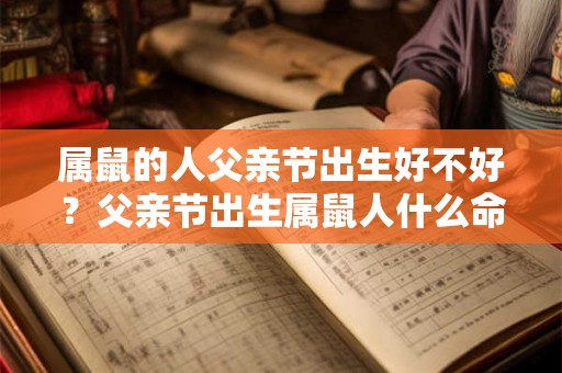 属鼠的人父亲节出生好不好？父亲节出生属鼠人什么命？
