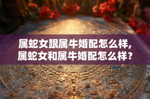 属蛇女跟属牛婚配怎么样,属蛇女和属牛婚配怎么样? 属蛇女跟属牛婚配怎么样,属蛇女和属牛婚配怎么样?
